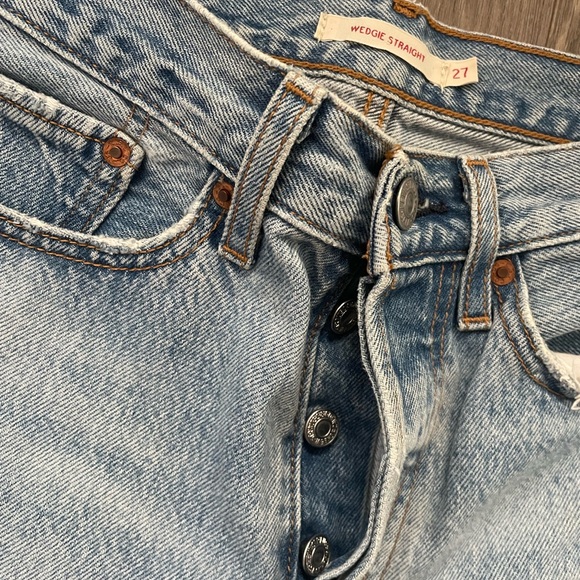 Wedgie Straight Levis 27 - Picture 7 of 13